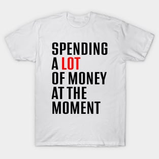 Spending A Lot Of Money At The Moment T-Shirt